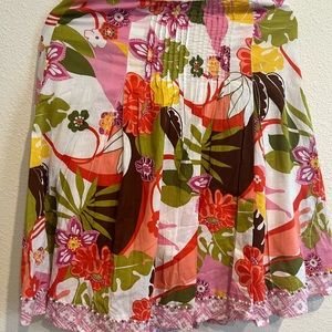 HAVEN‎ BLEU Beaded Summer Coastal Skirt